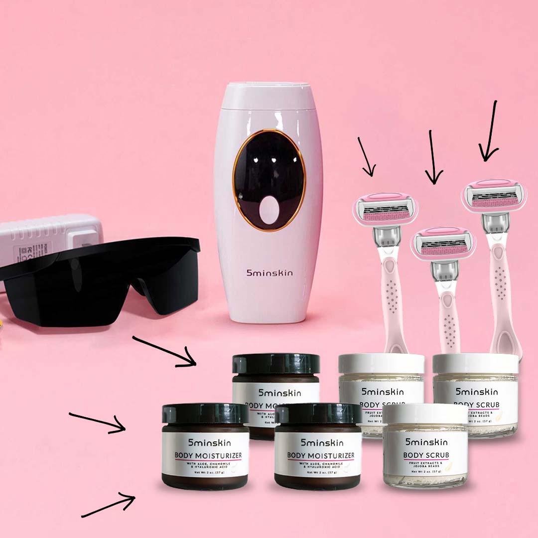 IPL + Aloe Fuktighetskrem + Eksfolierende Krem Kassevinner