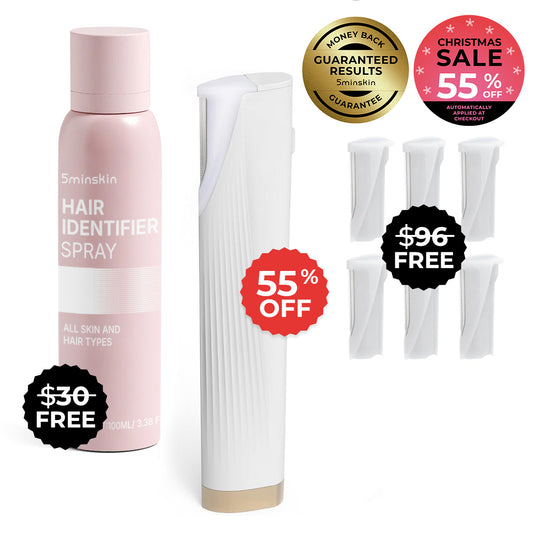 5MINSKIN ELEKTRISK DERMAPLANINGVERKTØY - 55% RABATT INTERNASJONAL KVINNEDAGSSALG + 2 GRATIS GAVER (VERDI $126)