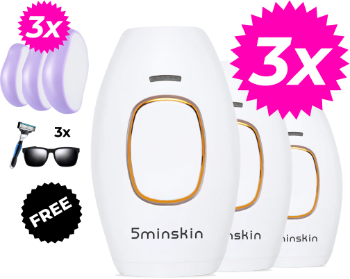 3x 5minskin IPL Håndsett