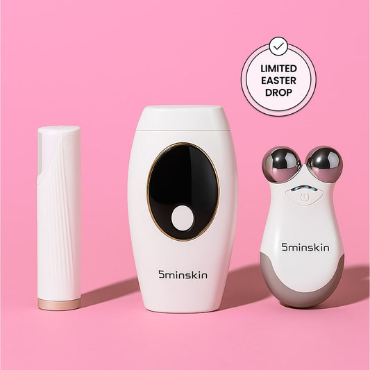 5MINSKIN LASER HÅRFJERNING HÅNDSETT FOR HJEMMEBRUK