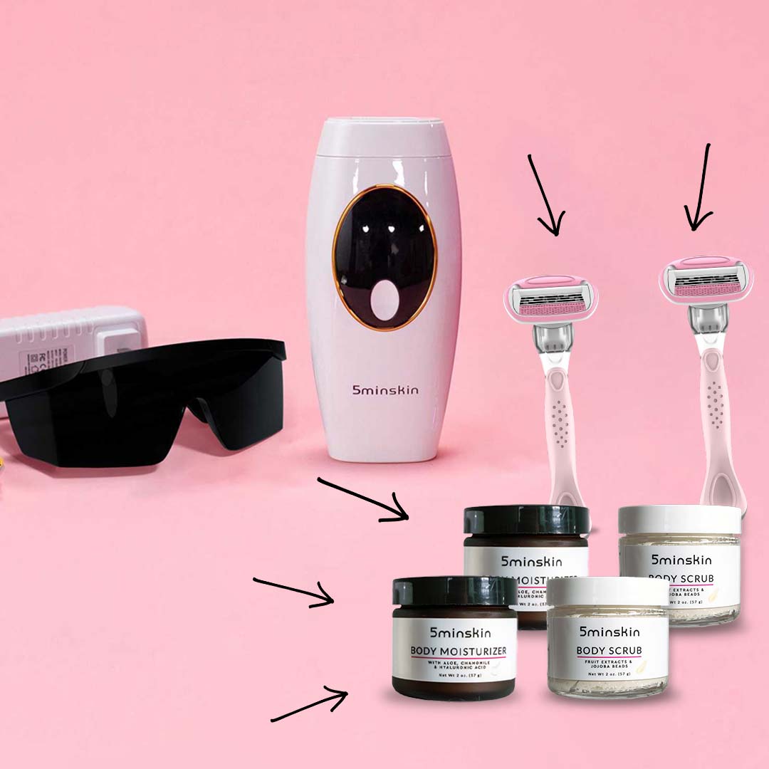 IPL + Aloe Fuktighetskrem + Eksfolierende Krem Kassevinner