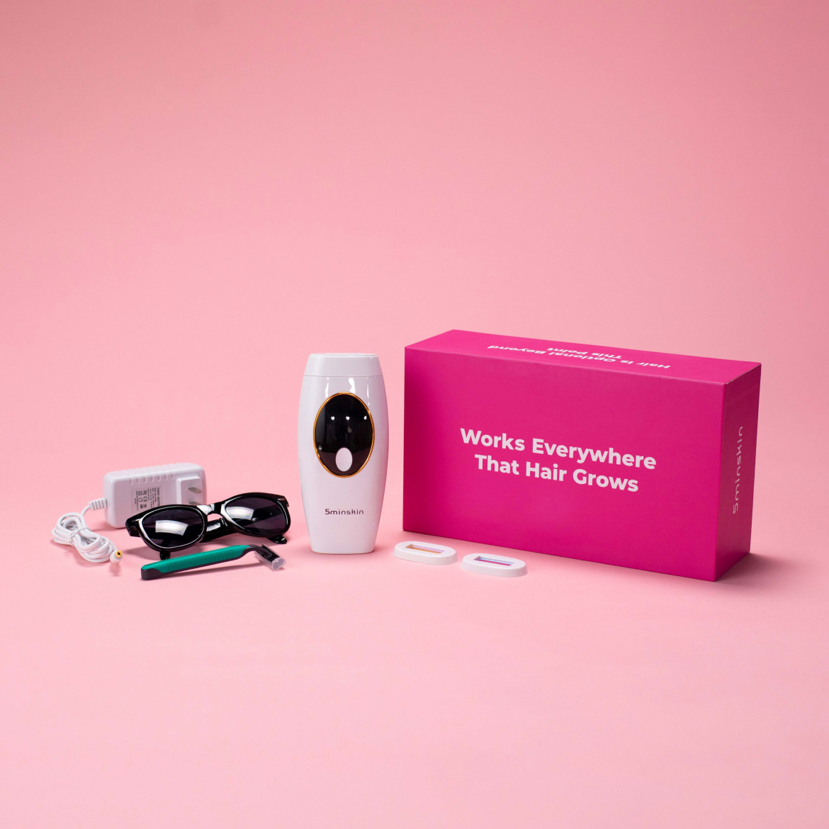 5MINSKIN HÅRFJERNER 2.0 HJEMMELASER HÅRFJERNINGSENHET